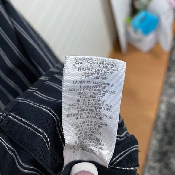 Michael Michael Kors Navy Striped Button Down - Picture 6 of 6